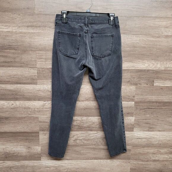 Gap Super Slimming True Skinny Jeans Size 28R Womens Washed Black Denim Stretch - Picture 4 of 15
